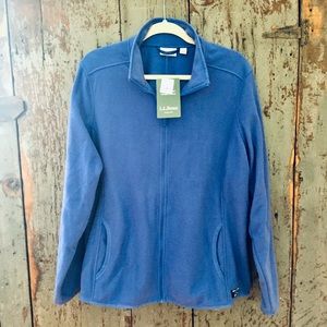LLBean NWT lightweight fleece jacket